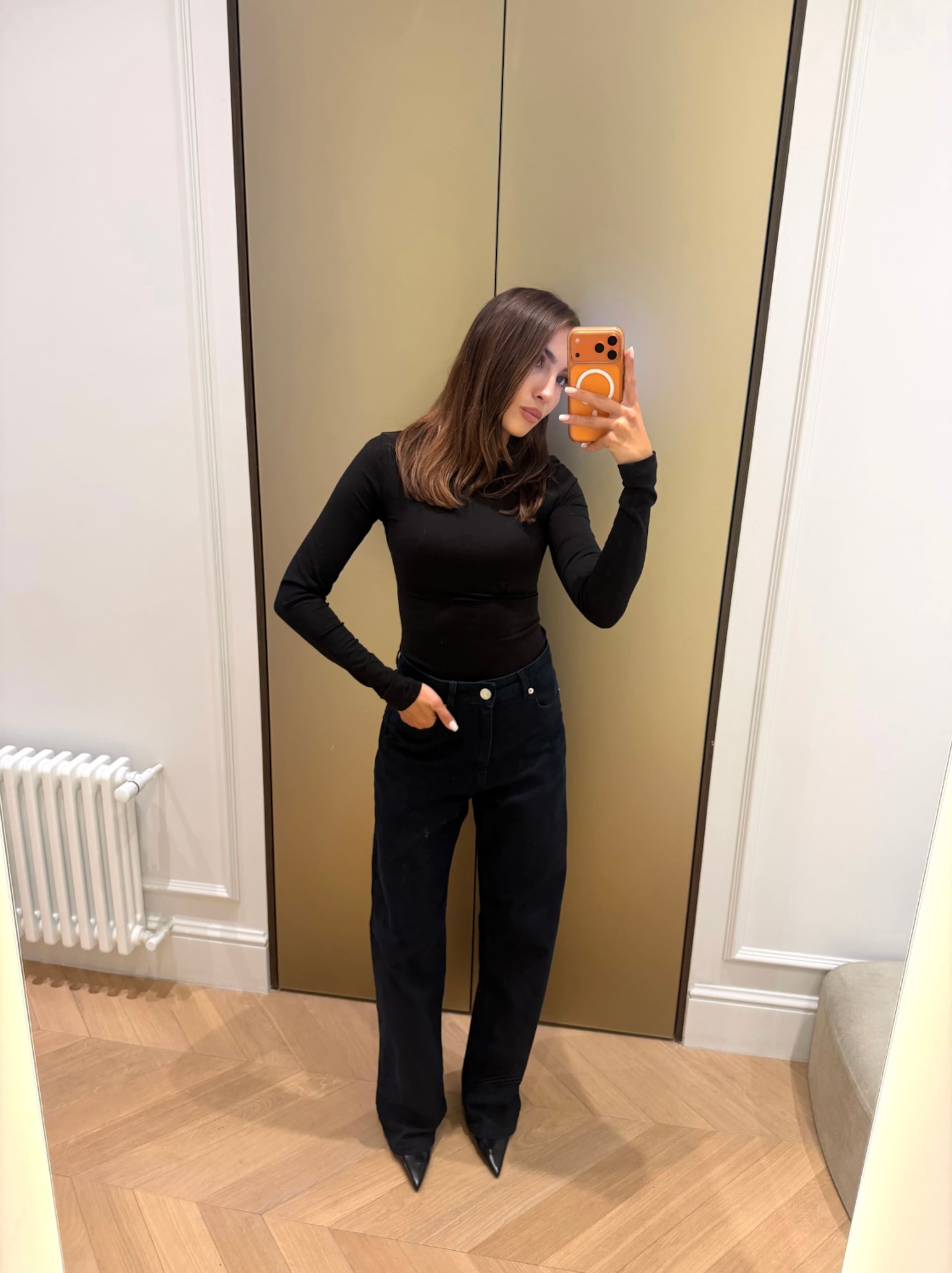 Andrea Trgovčević - Black Long Sleeve Mirror Look