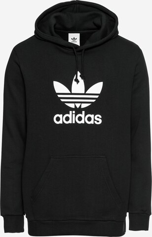 ADIDAS ORIGINALS Sweatshirt in Zwart: voorkant