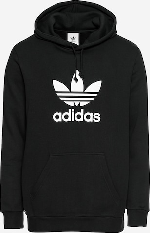 ADIDAS ORIGINALS Sweatshirt in Zwart: voorkant