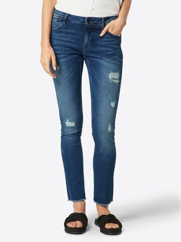 GARCIA Slimfit Jeans 'Rachelle' in Blauw: voorkant