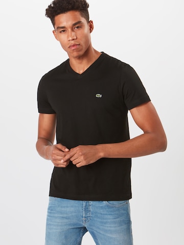 T-Shirt LACOSTE en noir : devant