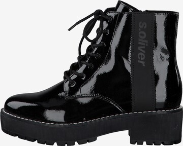 Bottines à lacets s.Oliver en noir