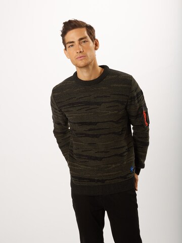 JACK & JONES Pullover in Schwarz