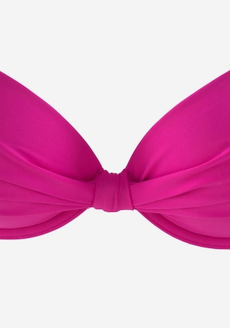 s.Oliver - Push-up Top de bikini 'Spain' en rosa