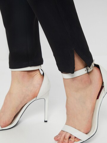 BOSS Skinny Broek 'Sachiara' in Zwart