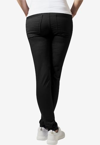 Urban Classics Skinny Broek in Zwart