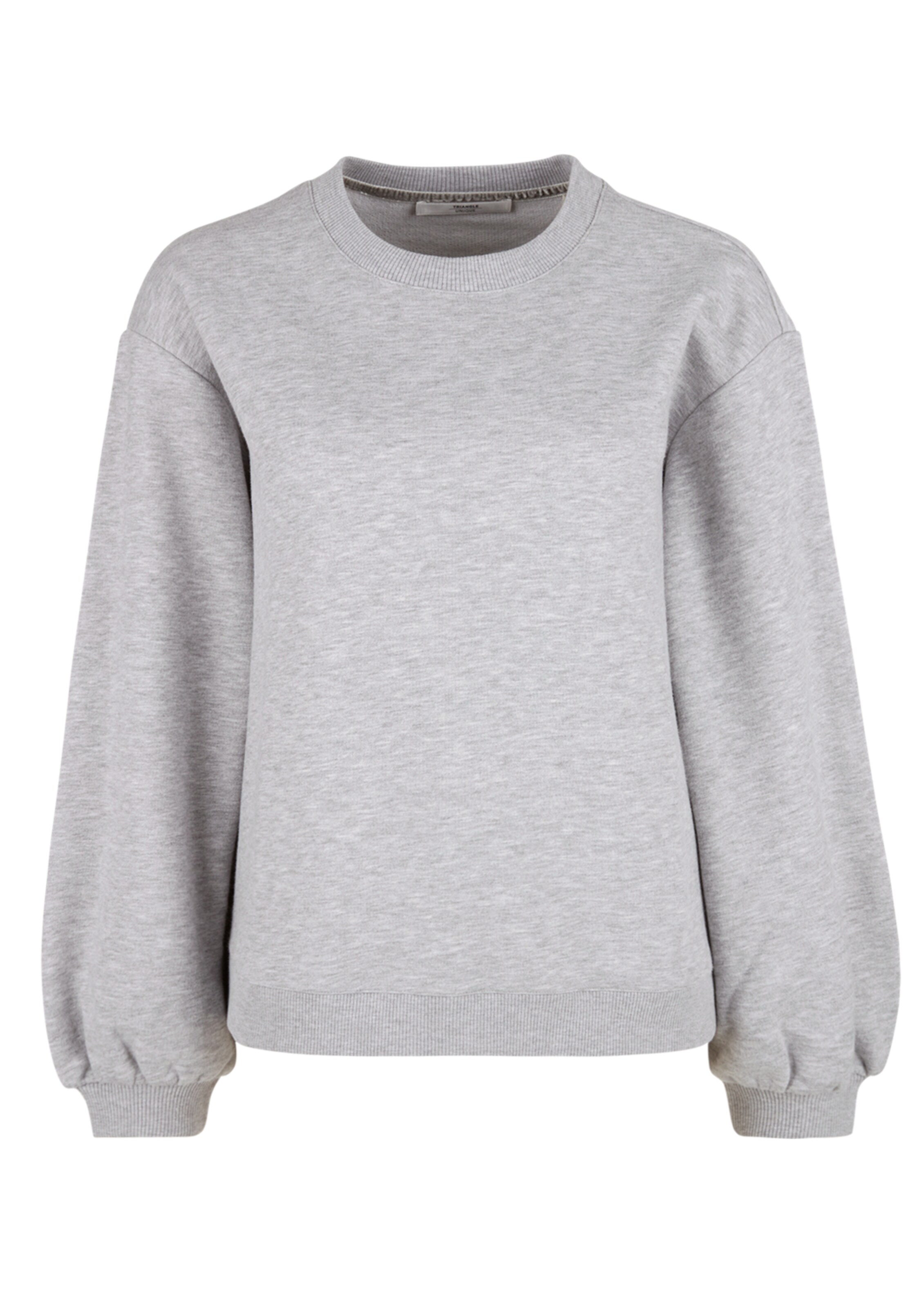 TRIANGLE - Sweatshirt in graumeliert