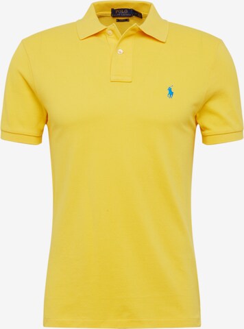 T-Shirt Polo Ralph Lauren en jaune : devant