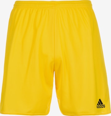 ADIDAS SPORTSWEAR Workout Pants 'Parma 16' in Yellow: front
