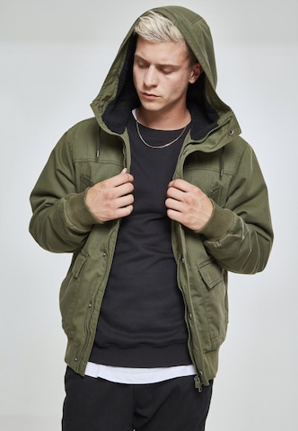 Urban Classics Between-Season Jacket in Green