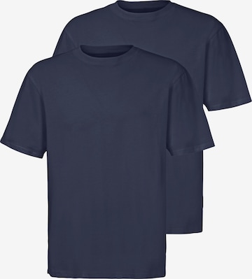 Jan Vanderstorm Shirt 'Erke' in Blauw: voorkant