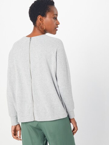 Noisy may Trui 'NMCITY L/S ZIP TOP' in Grijs: terug