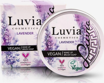 Luvia Cosmetics 'Essential Brush Soap - Lavender', Vegane Pinselseife zum Reinigen Kosmetikpinsel und Beautyblender in Purple