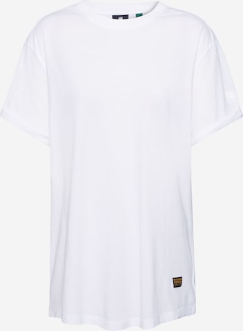 T-shirt G-Star RAW en blanc : devant