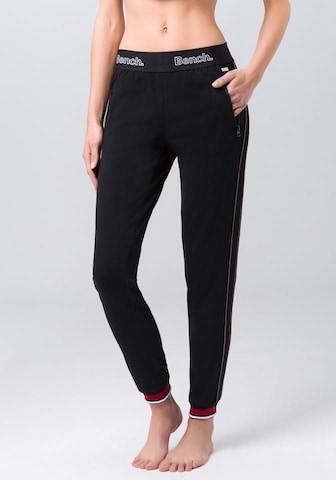 BENCH Tapered Pants in Black: front