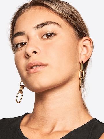 P D PAOLA Earrings 'Muze' in Gold: front