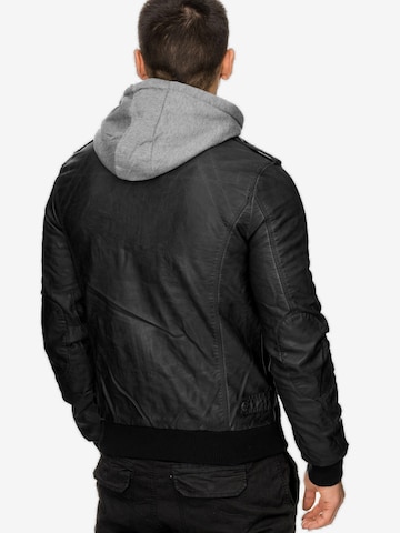 INDICODE JEANS Jacke 'Aaron' in Schwarz