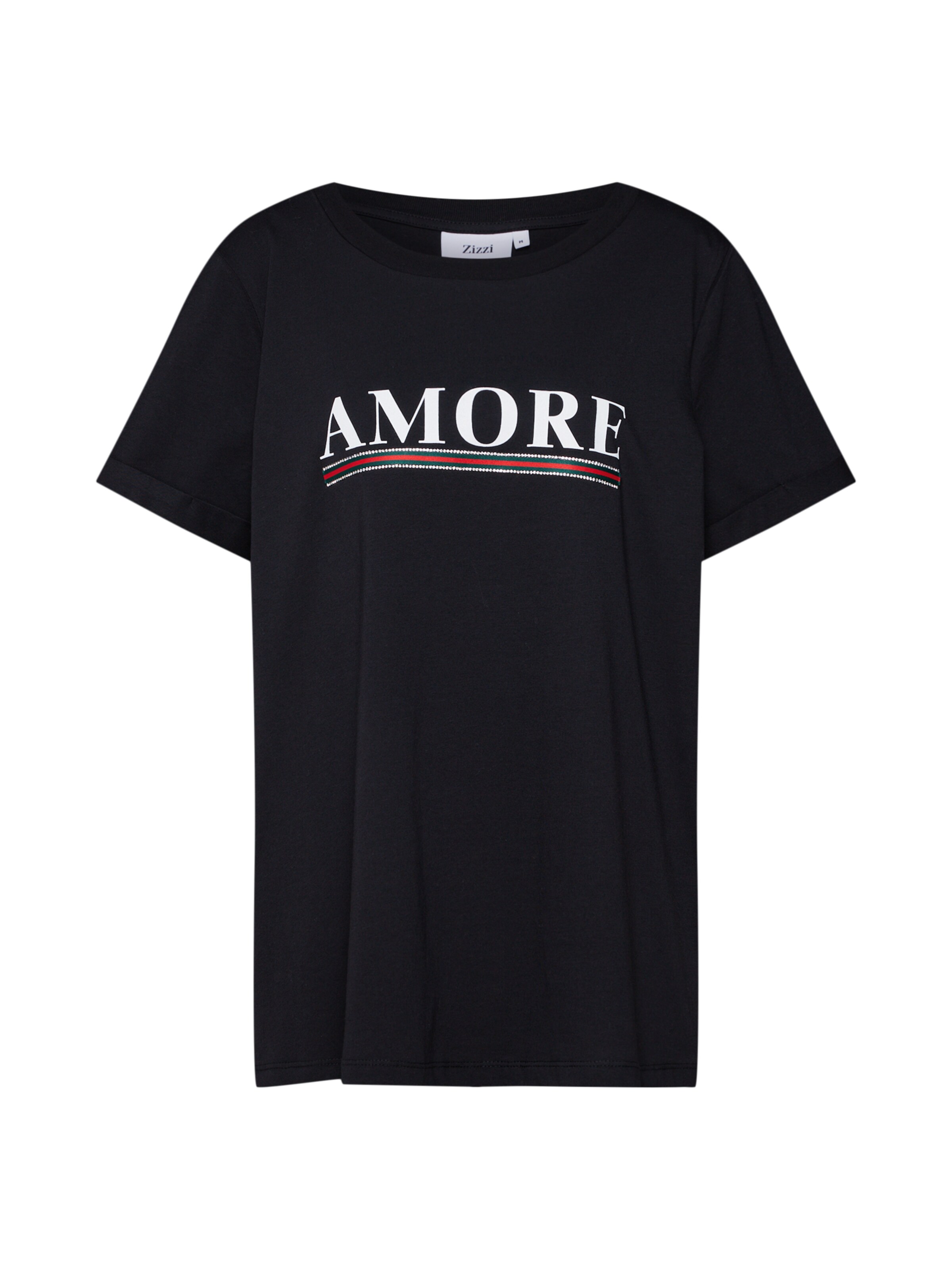 Zizzi - Shirt 'XTENDER' in de kleur Zwart