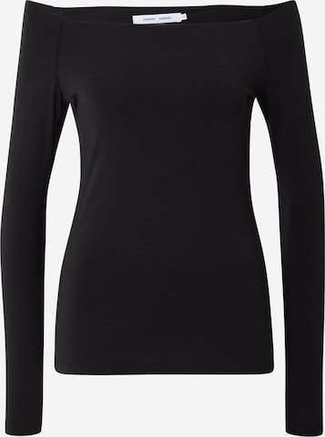 Samsøe Samsøe - Camiseta 'Nana ls 265' en negro: frente