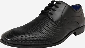bugatti Fűzős cipő 'Mattia' - fekete: elől