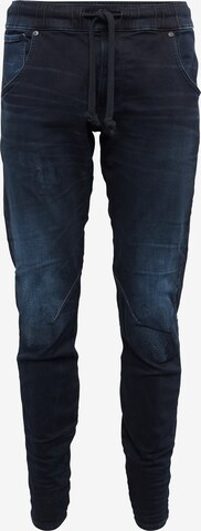 G-Star RAW Tapered Jeans in Blauw: voorkant