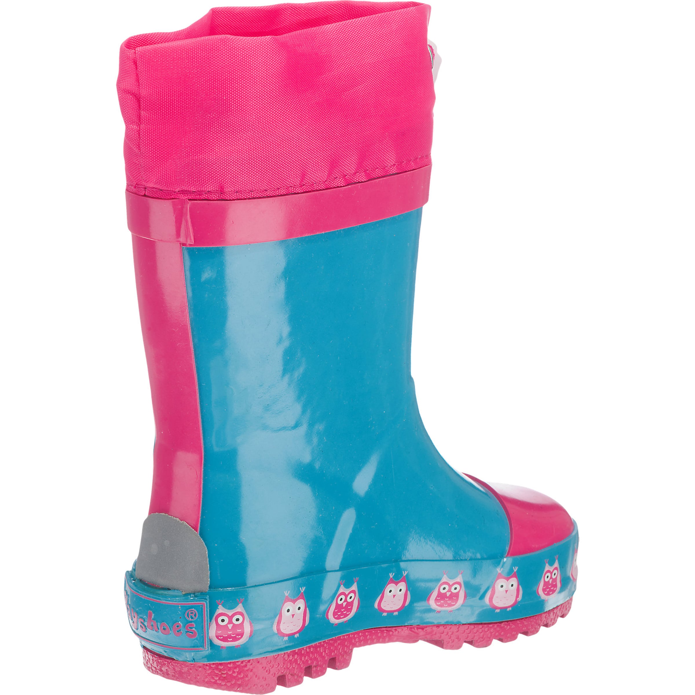 PLAYSHOES Rubber boot 'Eule' in Blue
