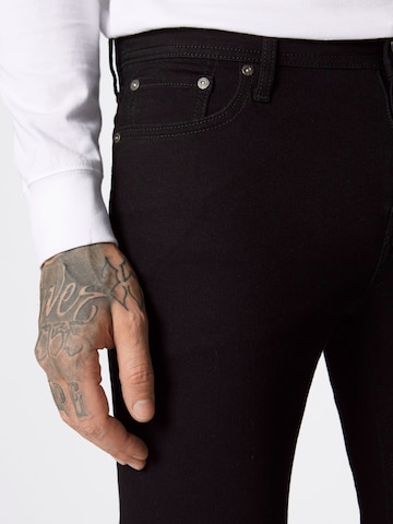 Coupe slim Jean 'Glenn' JACK & JONES en noir