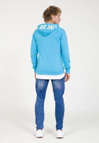 Sweat-shirt PLUS EIGHTEEN en bleu