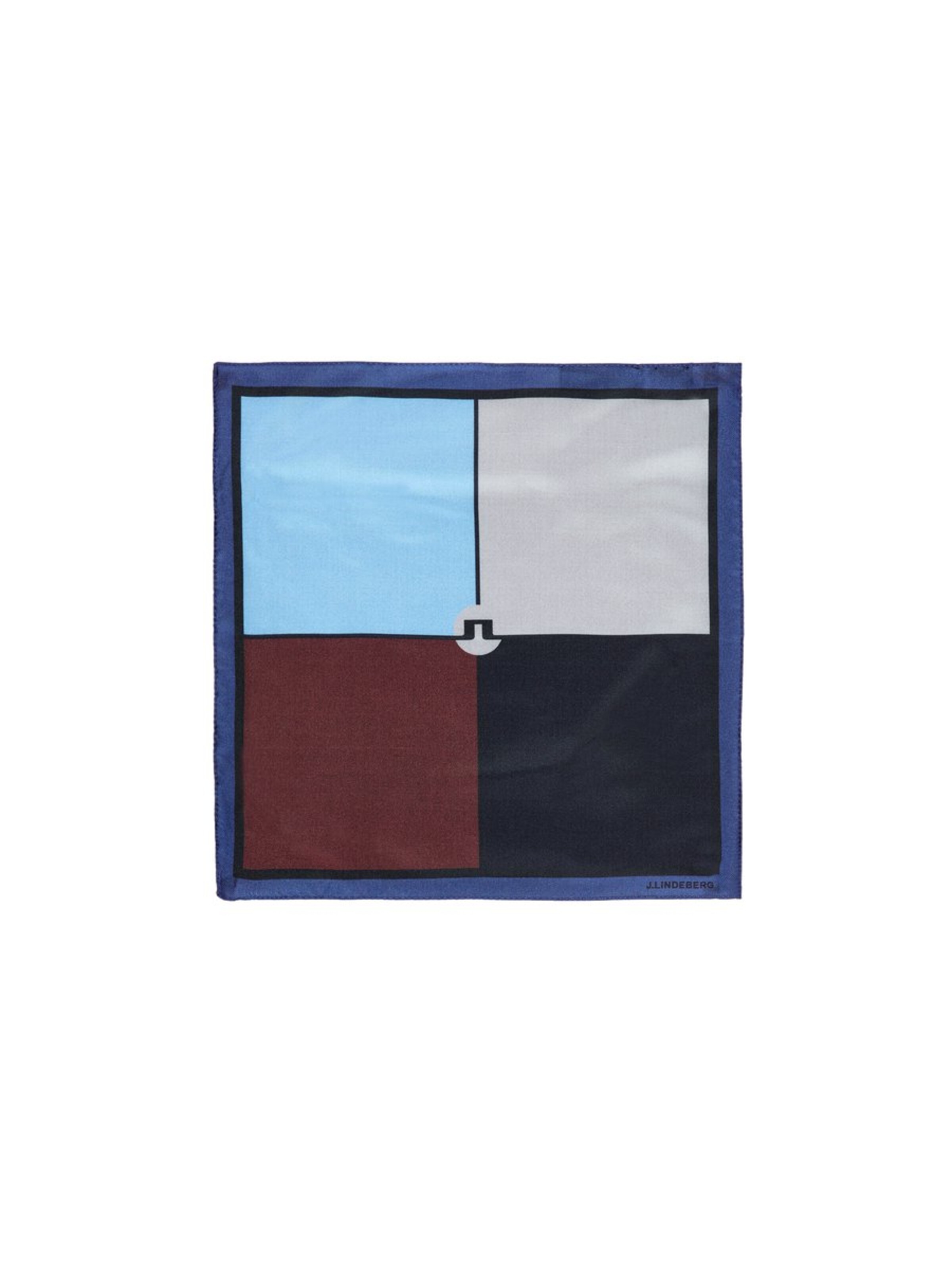 J.Lindeberg - Pochet '28 Square' in de kleur Navy