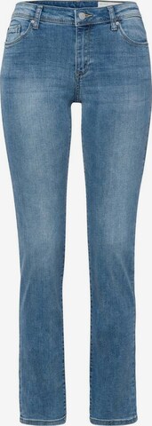 ESPRIT Slimfit Jeans in Blauw: voorkant