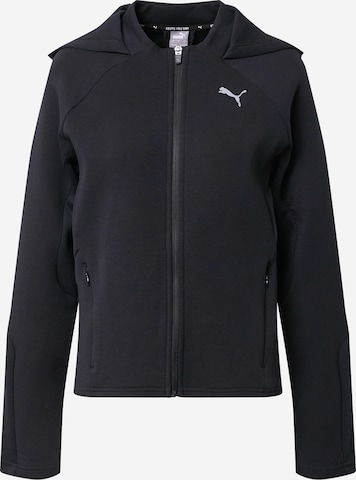 PUMA Sportief sweatvest in Zwart: voorkant