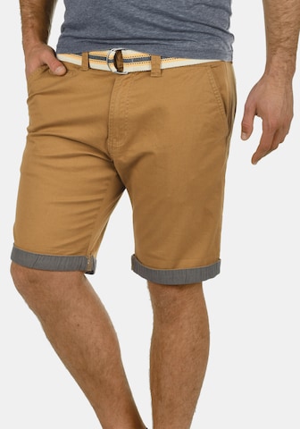 Regular Pantalon chino 'Lagos' !Solid en marron : devant