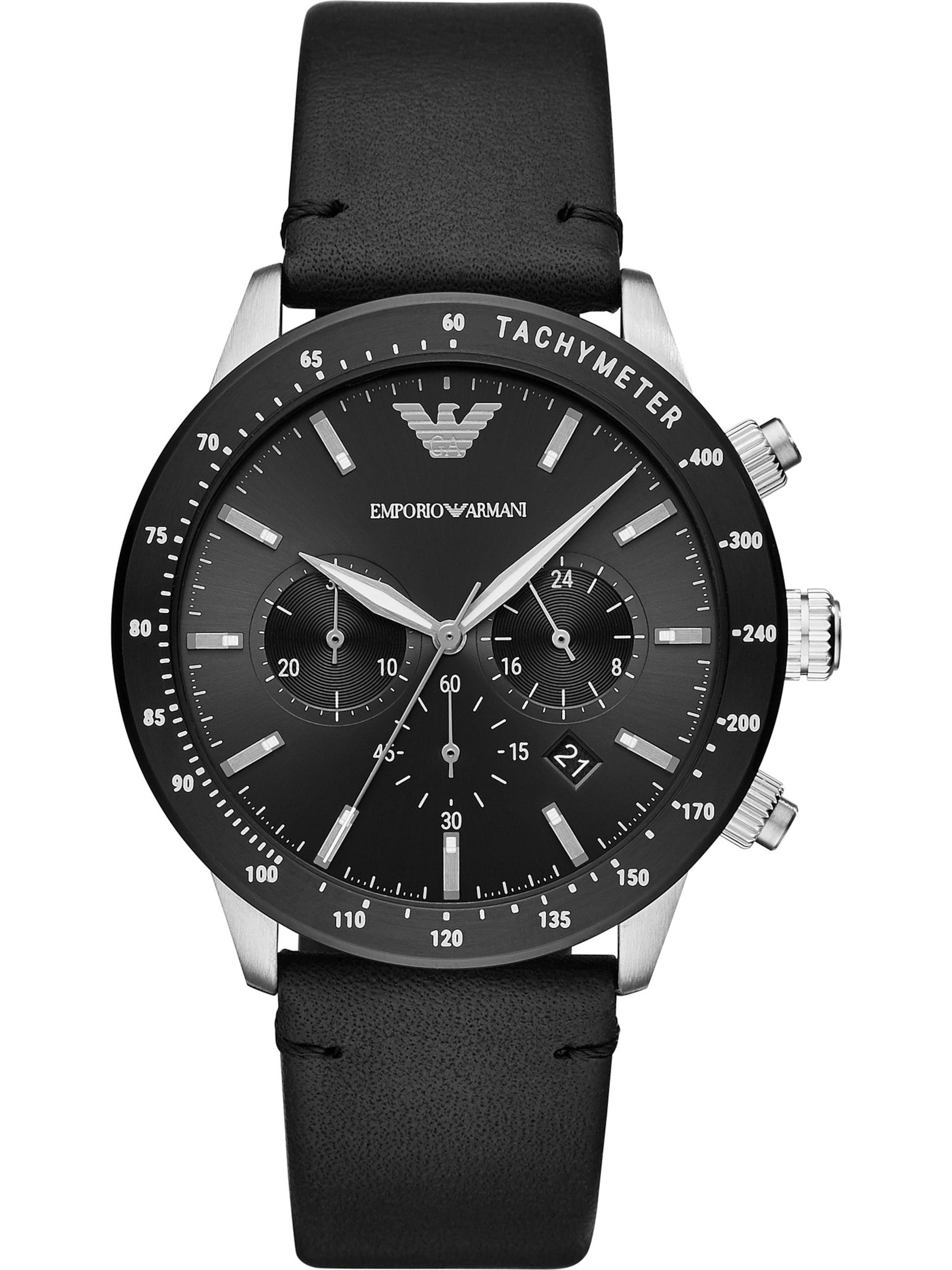 Orologio analogico di Emporio Armani in nero