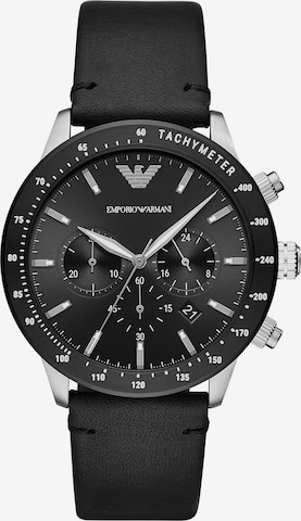 Emporio Armani Аналоговые часы в Черный