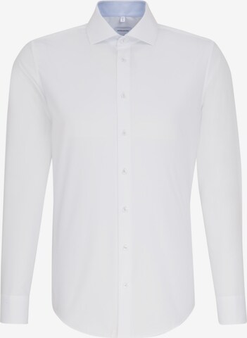 SEIDENSTICKER Slim fit Business Shirt in White: front