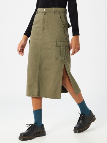 Gonna 'Bettie' di Dr. Denim in verde: frontale