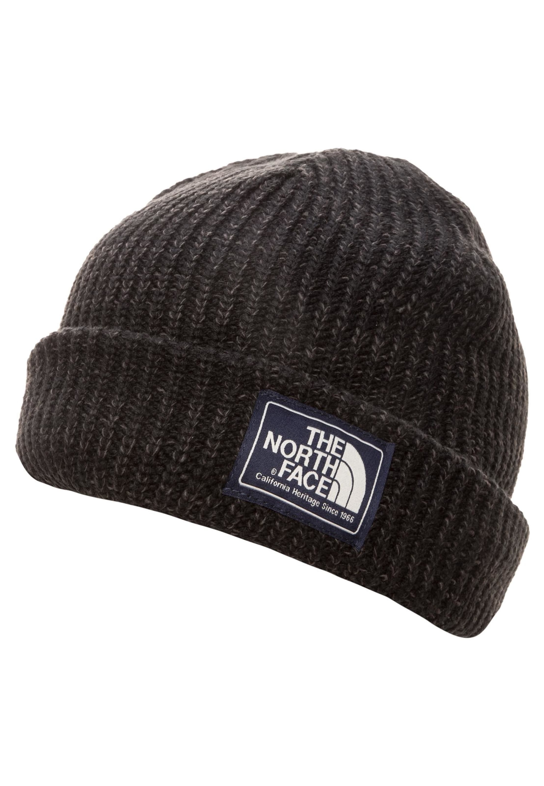 THE NORTH FACE Шапка 'Salty Dog' в черно: отпред