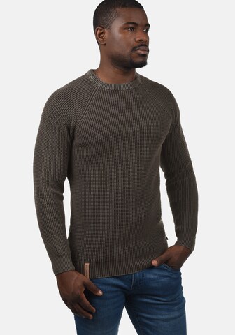 INDICODE JEANS - Pullover 'Rockford' em castanho: frente