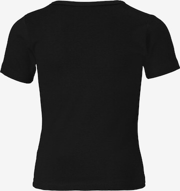 LOGOSHIRT Shirt 'Snoopy - Rockstar' in Black
