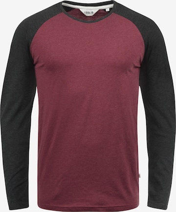 !Solid Sweatshirt 'Bastien' in Rood: voorkant