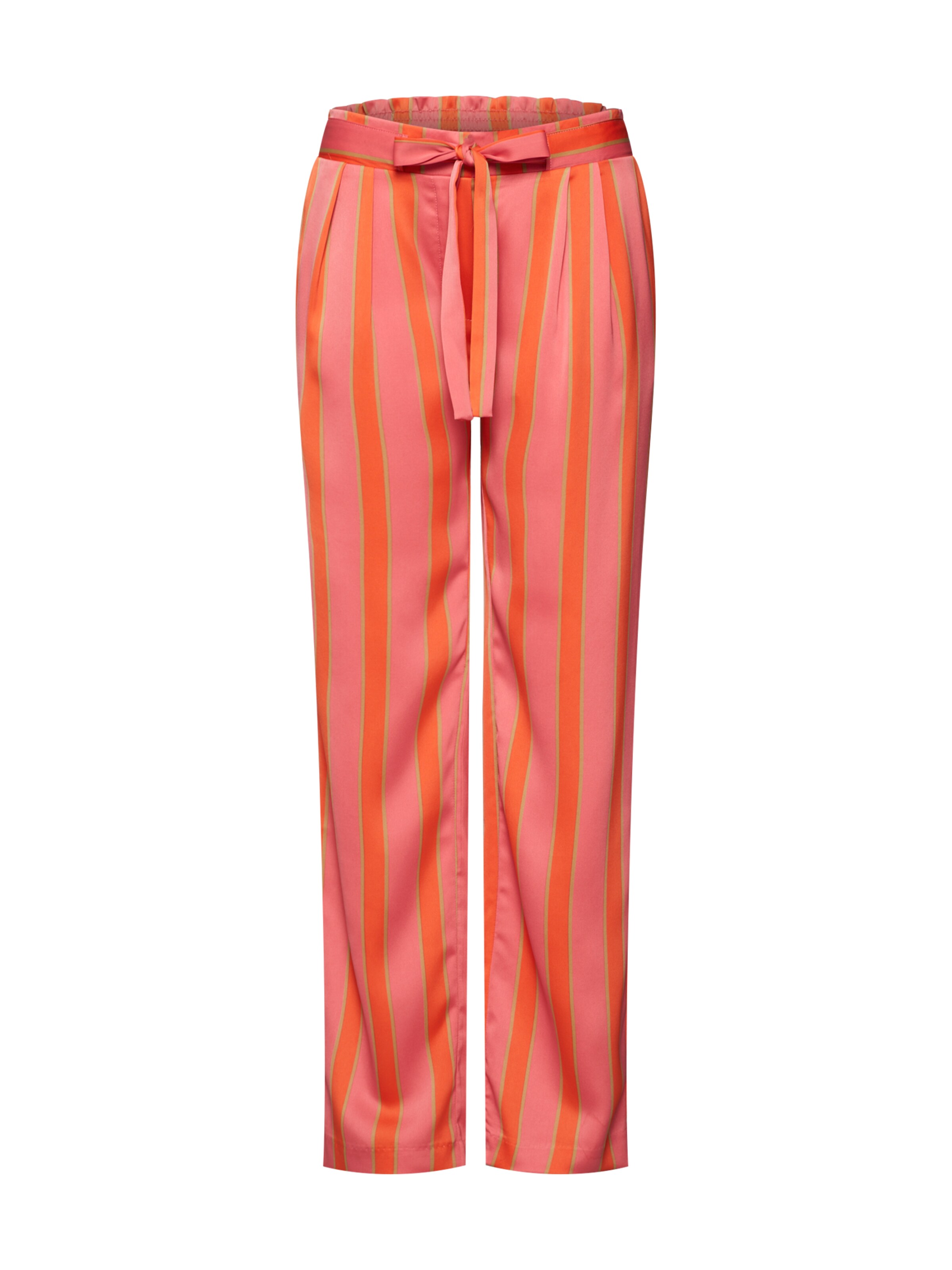 modström - Bandplooibroek 'Nadine' in de kleur Sinaasappel