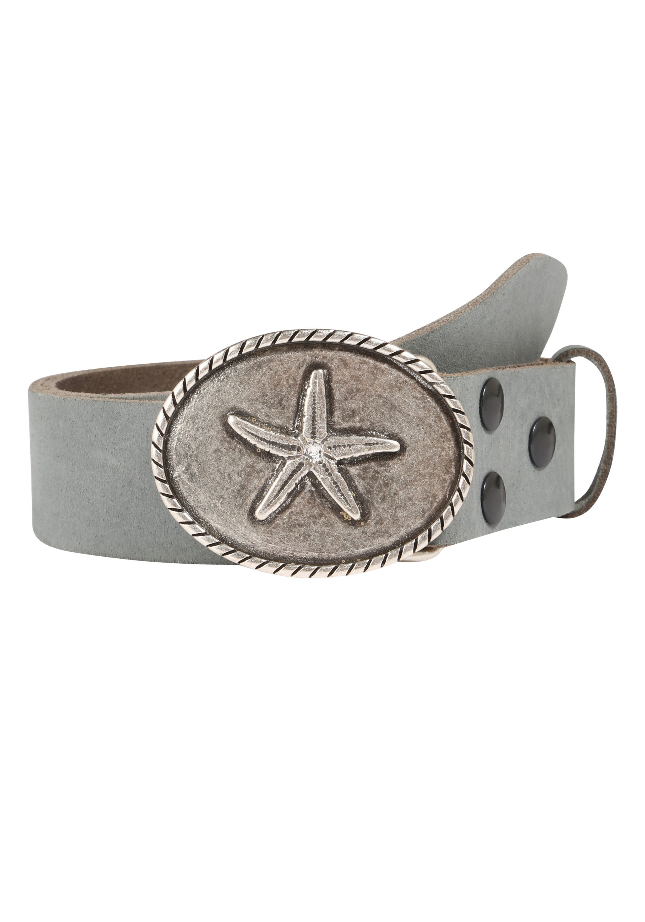 RETTUNGSRING by showroom 019° Belt in Silver: front
