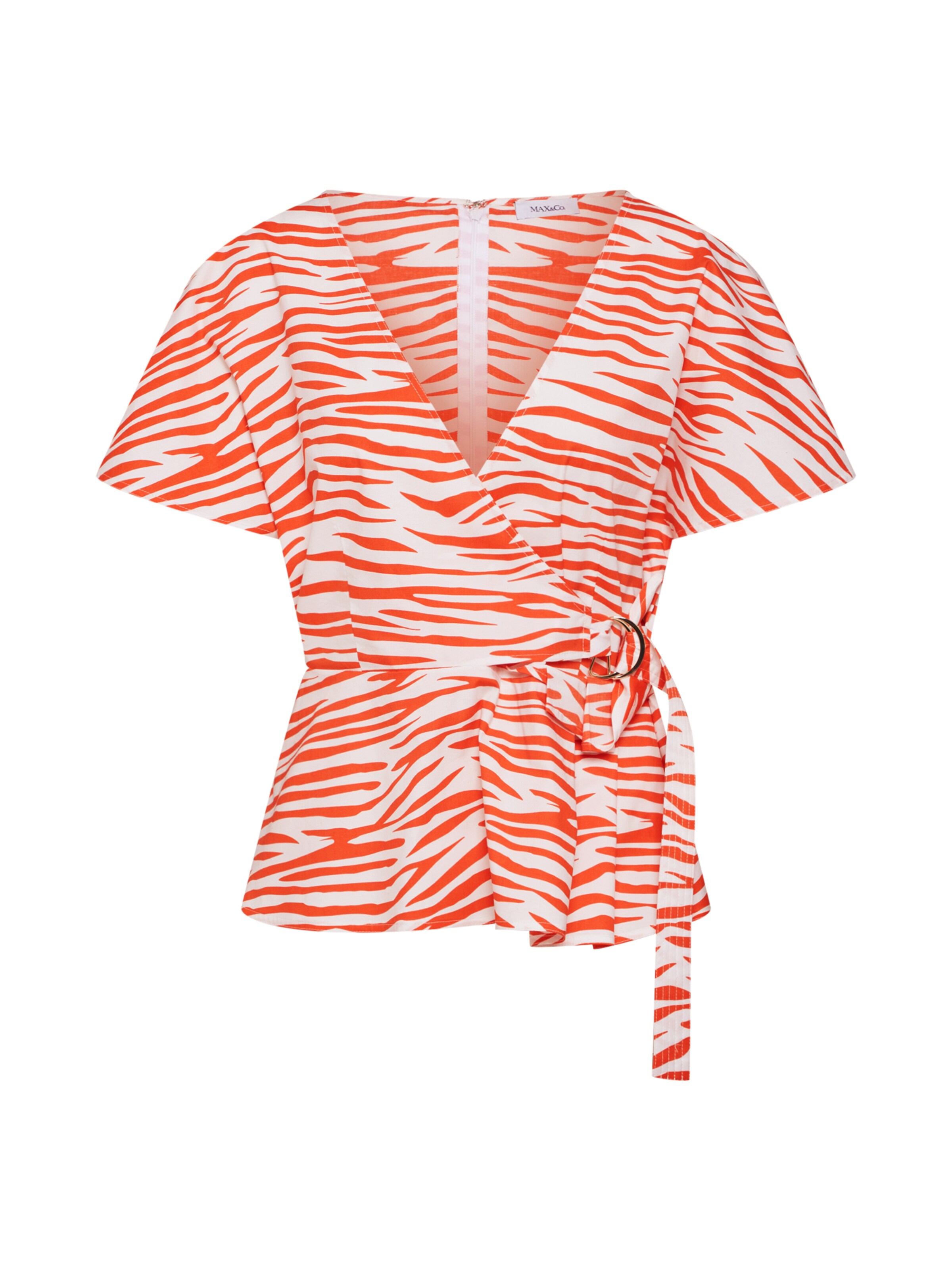 MAX&Co. - Blouse 'DIFFUSO' in de kleur Rood