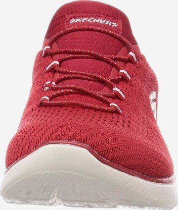 SKECHERS Slip-on obuv 'Summits' - Červená