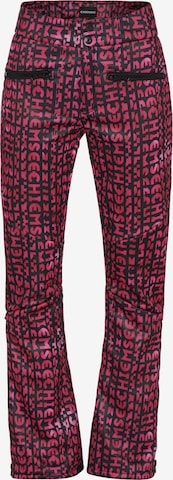 CHIEMSEE Slimfit Outdoorbroek in Roze: voorkant