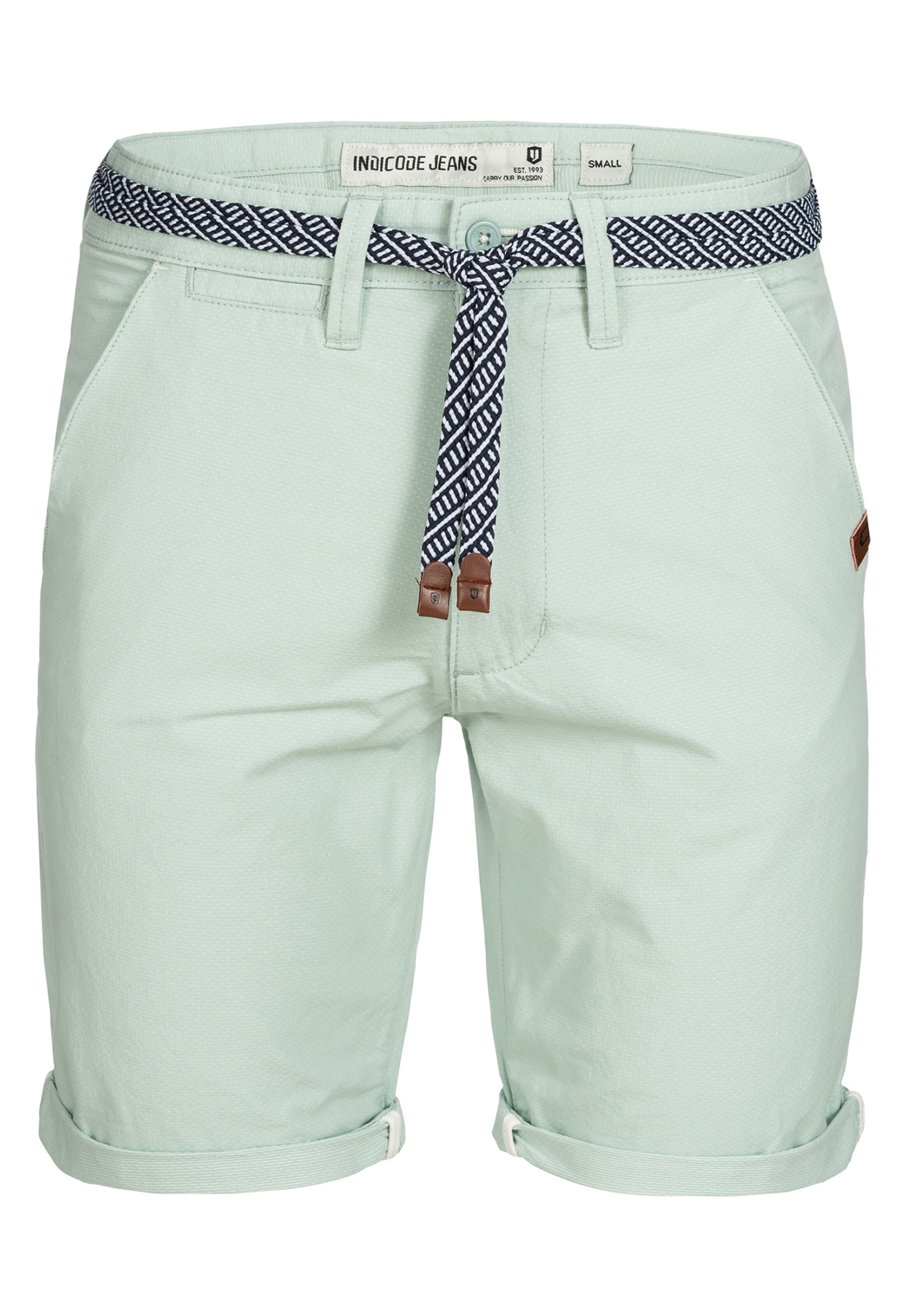 INDICODE JEANS Broek 'Acton' in Blauw: voorkant