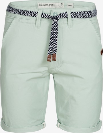 INDICODE JEANS Regular Shorts 'Acton' in Blau: predná strana