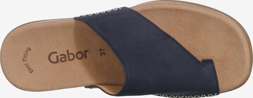 GABOR T-Bar Sandals in Black