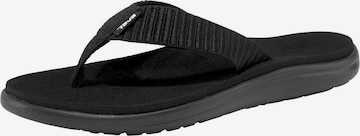 TEVA T-Bar Sandals 'Voya' in Black: front