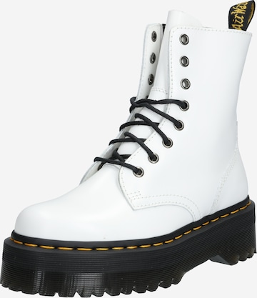 Bottines à lacets 'Jadon' Dr. Martens en blanc : devant